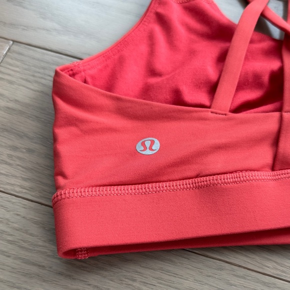 Size 8 Lululemon Coral Sports Bra - Picture 7 of 7